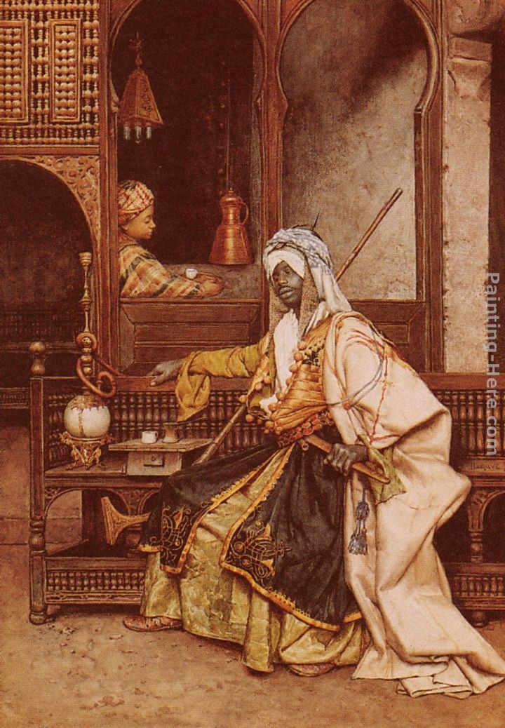 Charles Bargue An Eastern Coffehouse